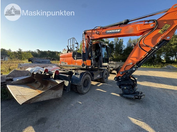 Grävmaskin på däck Doosan DX 170 W-5 + Tippvagn + Redskap: bild 5