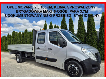 Dubbelhytt transportbil OPEL