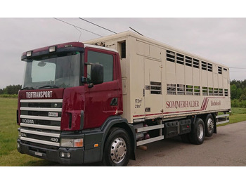 Djurtransport lastbil SCANIA 124