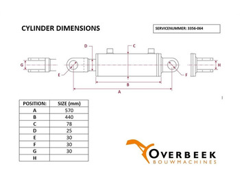 Hydraulik Atlas - Steering cylinder/Lenkzylinder/Stuurcilinder: bild 4