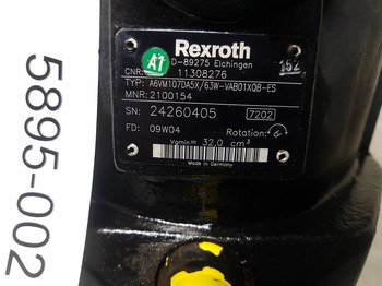 Hydraulik Volvo L30B-11308276-Rexroth A6VM107DA5X/63W-Drive motor: bild 3