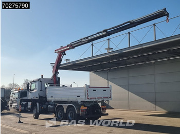 Ny Tippbil lastbil, Kranbil Mercedes-Benz Arocs 3348 6X6 Full Steel Retarder Fassi 25T/M Crane Kran Euro 6: bild 2