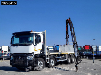 Flakbil, Kranbil Renault C 430 8X4 Palfinger 22002 EH kran Crane Big-Axle steel suspension Euro 6: bild 5 Flakbil, Kranbil Renault C 430 8X4 Palfinger 22002 EH kran Crane Big-Axle steel suspension Euro 6: bild 5