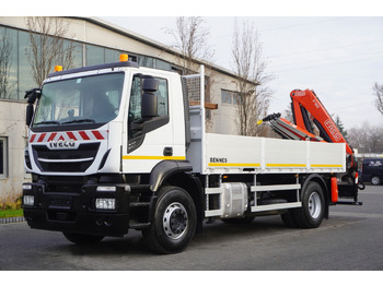 Flakbil, Kranbil IVECO Stralis X-Way 310 4x2 E6 / Fassi F155 crane / 670 MTH / Remote control / Rotator / 130 tho. km: bild 2 Flakbil, Kranbil IVECO Stralis X-Way 310 4x2 E6 / Fassi F155 crane / 670 MTH / Remote control / Rotator / 130 tho. km: bild 2