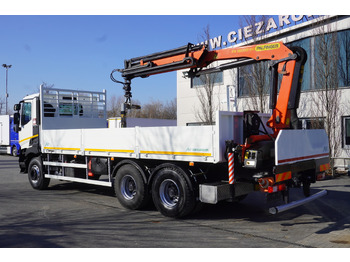 Flakbil, Kranbil RENAULT C380 / 6x4 / HDS Palfinger PK 18002-EH 6000 kg: bild 3