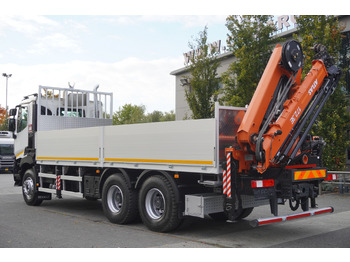 Flakbil, Kranbil RENAULT C380 Comfort 6x4 / Atlas 172.3E crane / Range 12.3 m / capacity 6.1 t / Flatbed 17 EPAL: bild 5