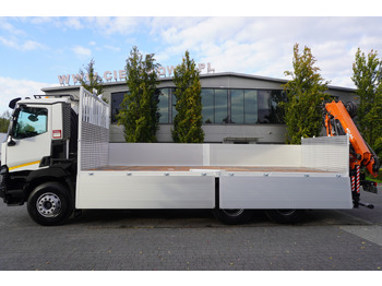 Flakbil, Kranbil RENAULT C380 Comfort 6x4 / Atlas 172.3E crane / Range 12.3 m / capacity 6.1 t / Flatbed 17 EPAL: bild 3