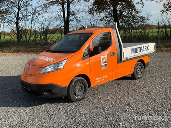 Flakbil 2021 Nissan e-NV200 4x2 Electric Flatbed Truck: bild 3