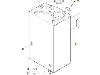 Hydrauliktank CASE