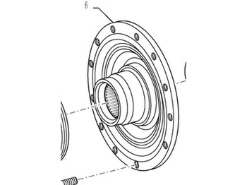 Axel och reservdelar CASE