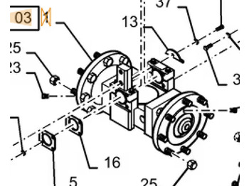 Axel och reservdelar CASE