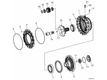 Axel och reservdelar CASE