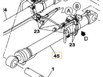 Hydraulcylinder CASE
