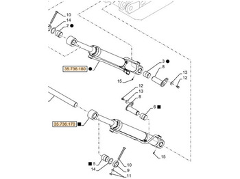 Hydraulcylinder CASE