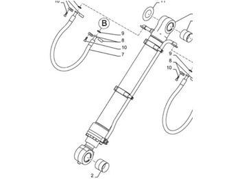 Hydraulcylinder CASE