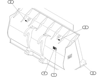 Lastarskopa CATERPILLAR