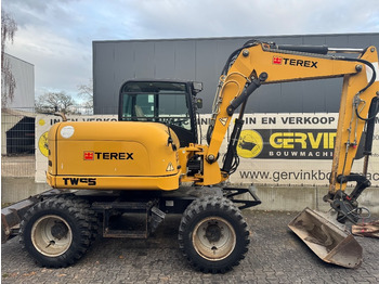 Grävmaskin på däck TEREX