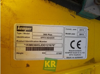 Skärbord för majs KEMPER