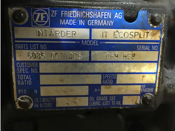 Växellåda och reservdelar för Lastbil MAN Intarder: bild 3 Växellåda och reservdelar för Lastbil MAN Intarder: bild 3