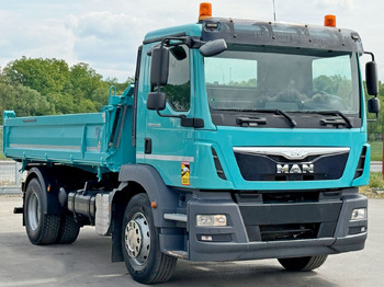 Tippbil lastbil, Kranbil MAN TGM 15.340 * Kipper 4,60 m * TOPZUSTAND: bild 4