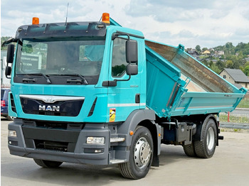 Tippbil lastbil, Kranbil MAN TGM 15.340 * Kipper 4,60 m * TOPZUSTAND: bild 3