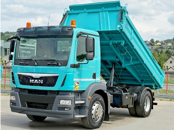 Tippbil lastbil, Kranbil MAN TGM 15.340 * Kipper 4,60 m * TOPZUSTAND: bild 2