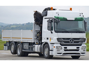 Kranbil, Flakbil Mercedes-Benz ACTROS 2544 * HIAB 377 E - 8 HIPRO + FUNK* TOP Mercedes-Benz ACTROS 2544 * HIAB 377 E - 8 HIPRO + FUNK* TOP: bild 4