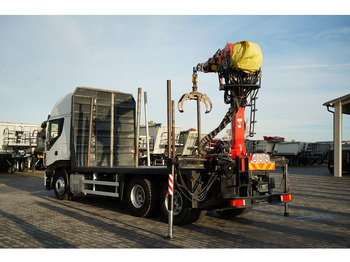Timmerbil, Kranbil för transportering trä Iveco STRALIS 560 / 6X4 / DO DREWNA / DO DRZEWA / DO LASU / HDS PALFIN: bild 4 Timmerbil, Kranbil för transportering trä Iveco STRALIS 560 / 6X4 / DO DREWNA / DO DRZEWA / DO LASU / HDS PALFIN: bild 4