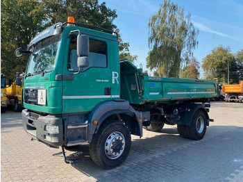 Tippbil lastbil MAN TGM 18.290 4X4 MEILLER KIPPER: bild 3