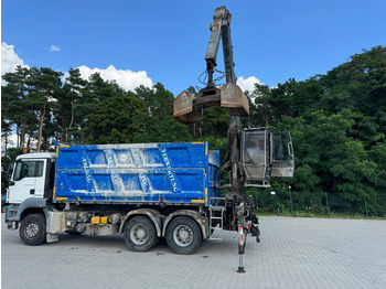 Tippbil lastbil, Kranbil MAN TGS 26.440 6x4 Tipper + Crane Loglift 120S: bild 3 Tippbil lastbil, Kranbil MAN TGS 26.440 6x4 Tipper + Crane Loglift 120S: bild 3