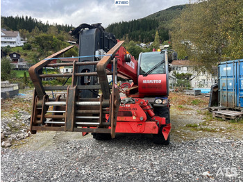 Teleskoplastar Manitou MRT2540 m/ radiostyring, mannskapskorg, 2 sett pallegafler, jibb med vinsj (1.5 tonn): bild 2
