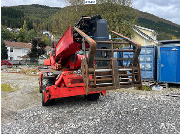 Teleskoplastar Manitou MRT2540 m/ radiostyring, mannskapskorg, 2 sett pallegafler, jibb med vinsj (1.5 tonn): bild 4