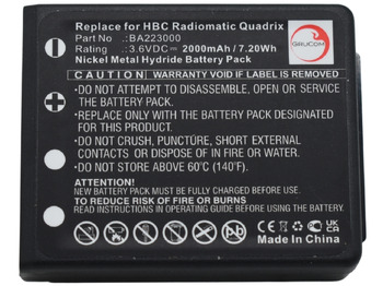 Ny Batteri för Lastbilskran HBC compatible battery BA223000, BA223030, FUB6: bild 3