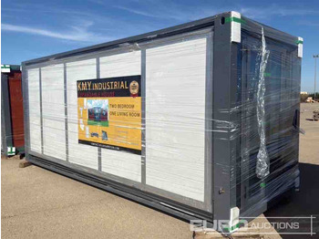 Container hus 2025 KMY Industrial Expandable Container House, Two Bedrooms, One Living Room, C/W Shower Room, Wash Basin, Toilet, L-Shaped Cabinet: bild 4