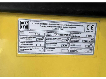 Skjutstativtruck Hyster R2.5: bild 4