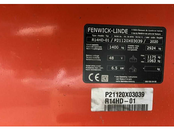 Skjutstativtruck Linde R14HD-01: bild 4 Skjutstativtruck Linde R14HD-01: bild 4