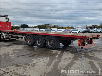 Flaktrailer Montracon Tri Axle Flat Bed Trailer: bild 3 Flaktrailer Montracon Tri Axle Flat Bed Trailer: bild 3