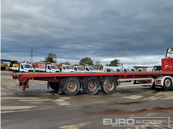 Flaktrailer Montracon Tri Axle Flat Bed Trailer: bild 5 Flaktrailer Montracon Tri Axle Flat Bed Trailer: bild 5