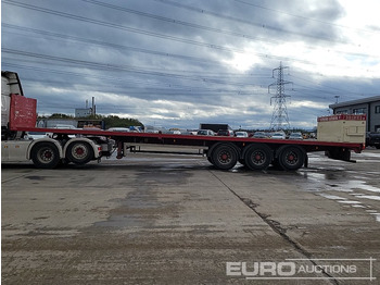 Flaktrailer Montracon Tri Axle Flat Bed Trailer: bild 2 Flaktrailer Montracon Tri Axle Flat Bed Trailer: bild 2