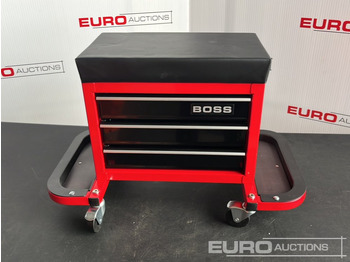 Garage & Verkstadsutrustning Unused Boss Wheeled Stool Tool Box, 3 Drawers, Magnetic Trays: bild 2 Garage & Verkstadsutrustning Unused Boss Wheeled Stool Tool Box, 3 Drawers, Magnetic Trays: bild 2