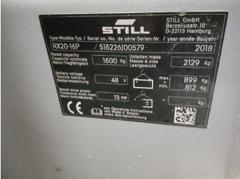 Eltruck Still RX20-16P: bild 5