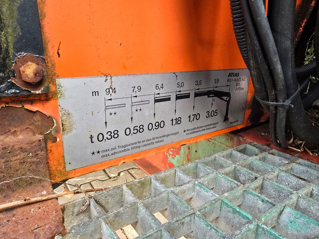 Kran Ladekran Atlas 60.1 - 6,5 / A2 Abrollcontai - Lastväxlare lastbil, Kranbil: bild 3 Kran Ladekran Atlas 60.1 - 6,5 / A2 Abrollcontai - Lastväxlare lastbil, Kranbil: bild 3