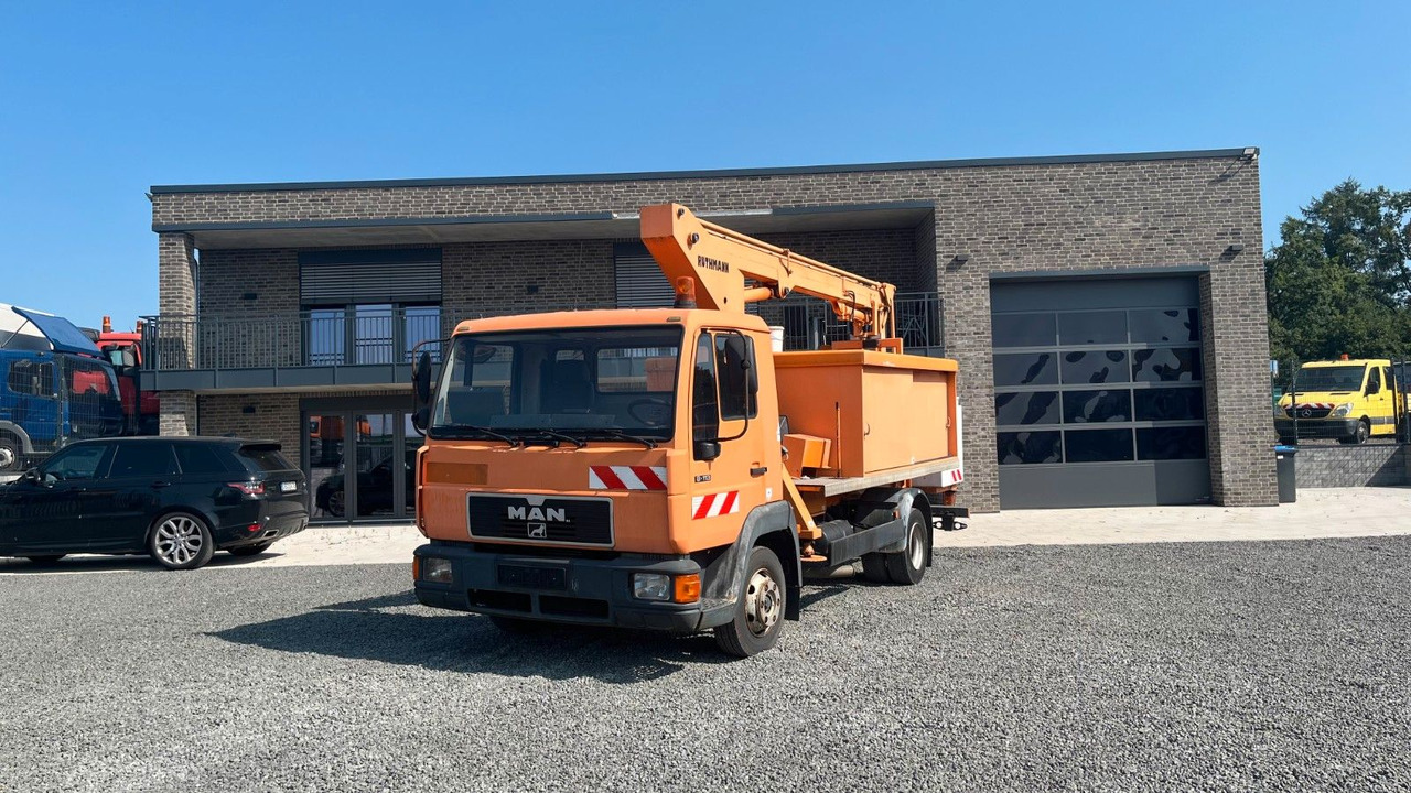 MAN 8.113 Steiger Hubarbeitsbühne Ruthmann MAN 8.113 Steiger Hubarbeitsbühne Ruthmann - Billift, Transportbil: bild 1 MAN 8.113 Steiger Hubarbeitsbühne Ruthmann MAN 8.113 Steiger Hubarbeitsbühne Ruthmann - Billift, Transportbil: bild 1