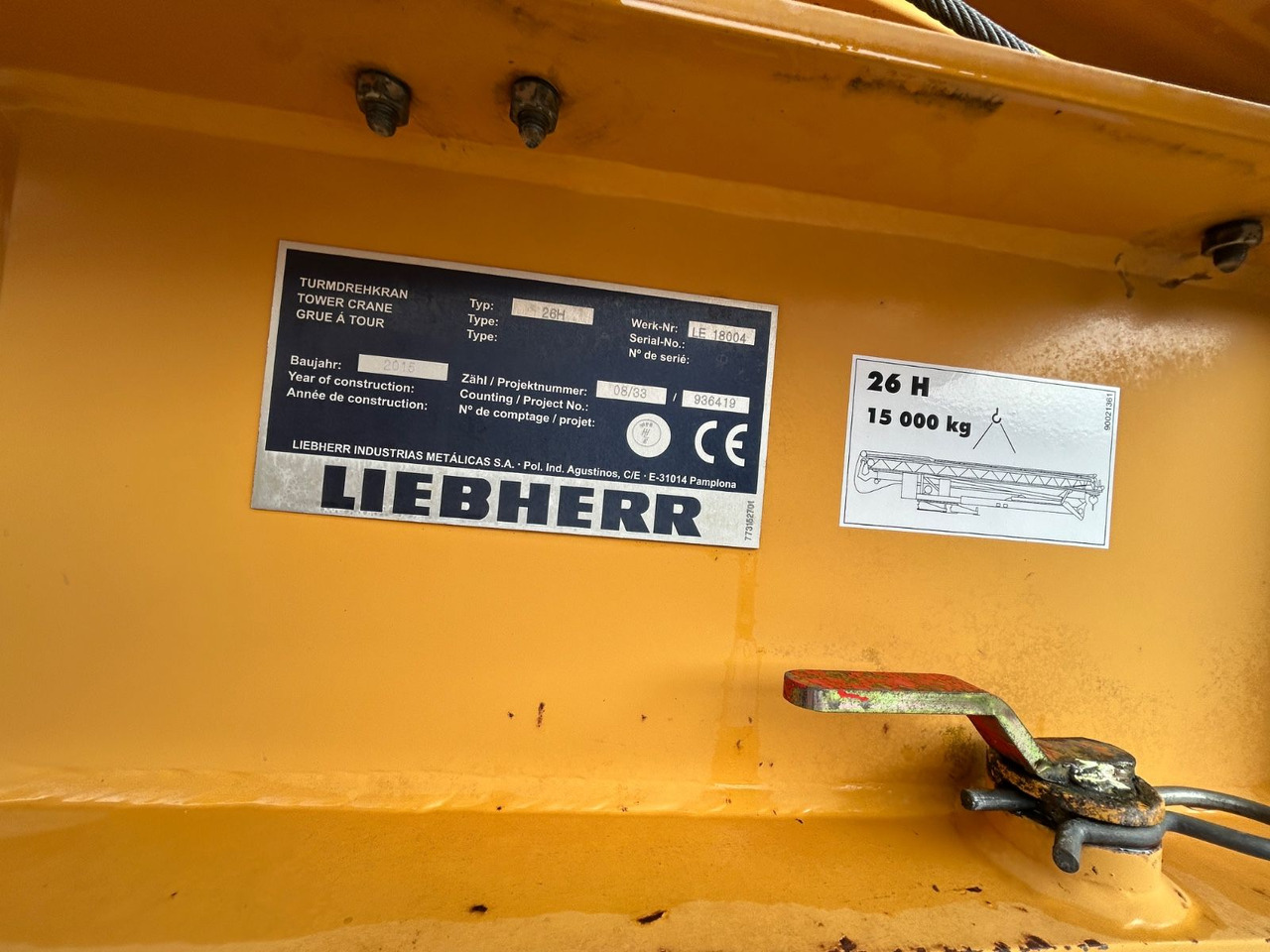 Liebherr Schnellbaukran 26 H Bj.: 2015 - Tornkran: bild 5 Liebherr Schnellbaukran 26 H Bj.: 2015 - Tornkran: bild 5