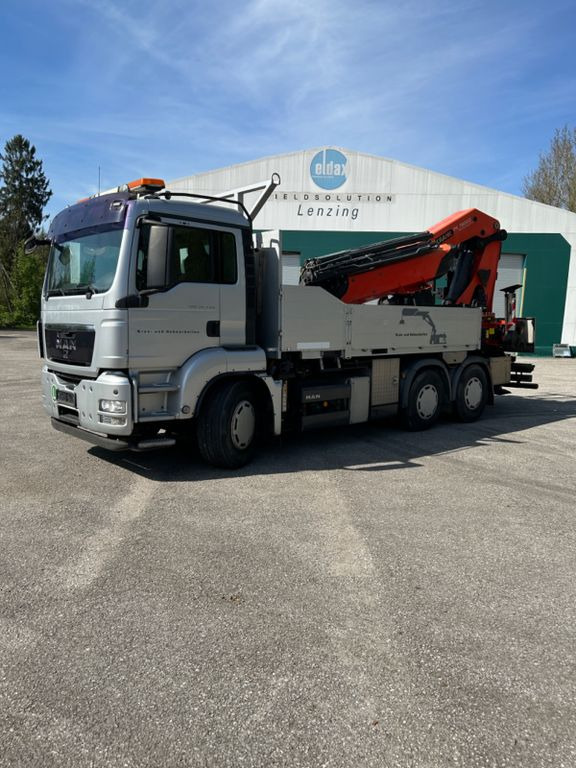 MAN TGS 33 . 440 6x4 Palfinger P K 74002 Seilwinde MAN TGS 33 . 440 6x4 Palfinger P K 74002 Seilwinde - Kranbil, Flakbil: bild 2 MAN TGS 33 . 440 6x4 Palfinger P K 74002 Seilwinde MAN TGS 33 . 440 6x4 Palfinger P K 74002 Seilwinde - Kranbil, Flakbil: bild 2