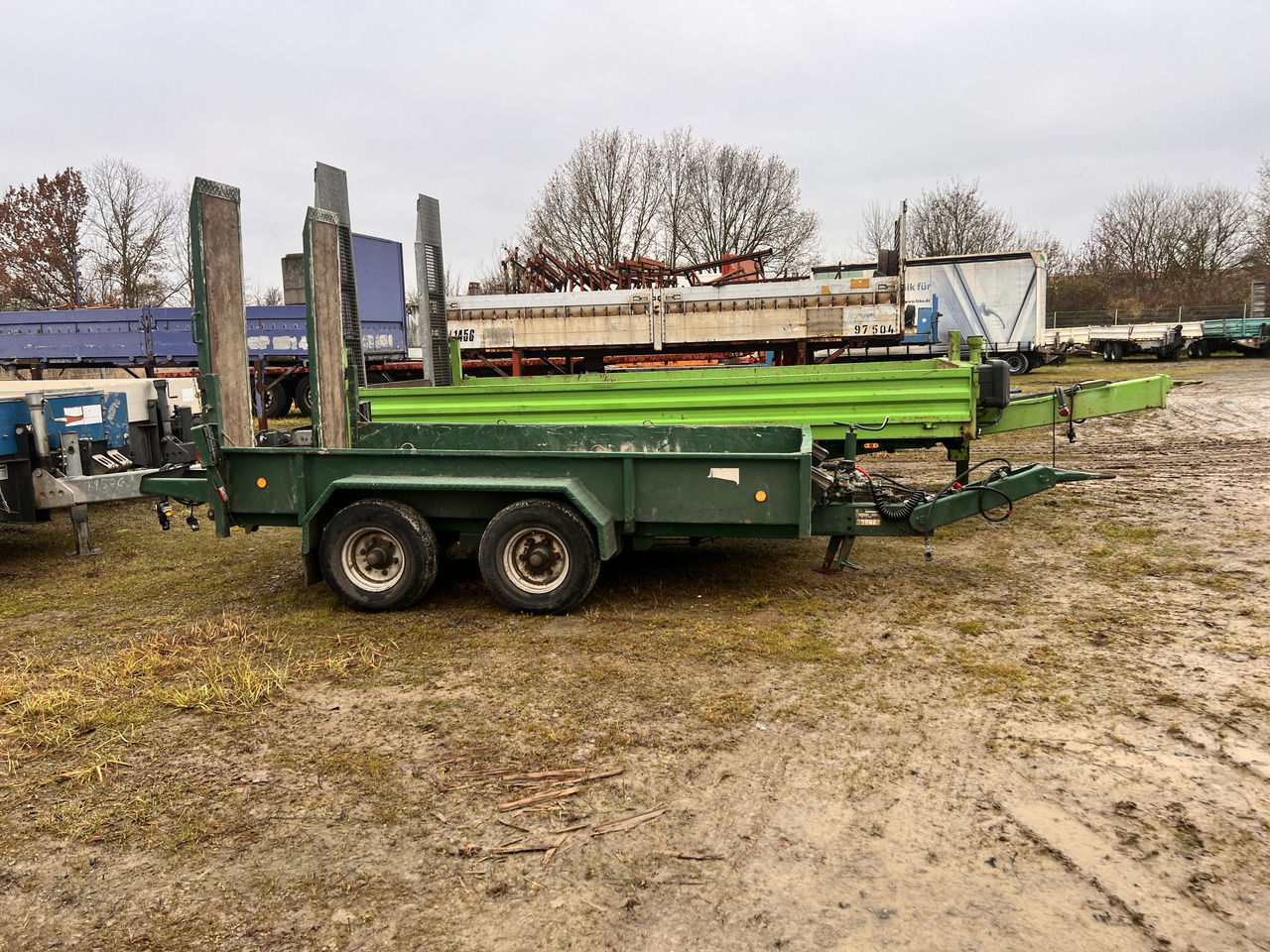 Blomenroehr 545/5000 Tandemtieflader - Låg lastare trailer: bild 1 Blomenroehr 545/5000 Tandemtieflader - Låg lastare trailer: bild 1