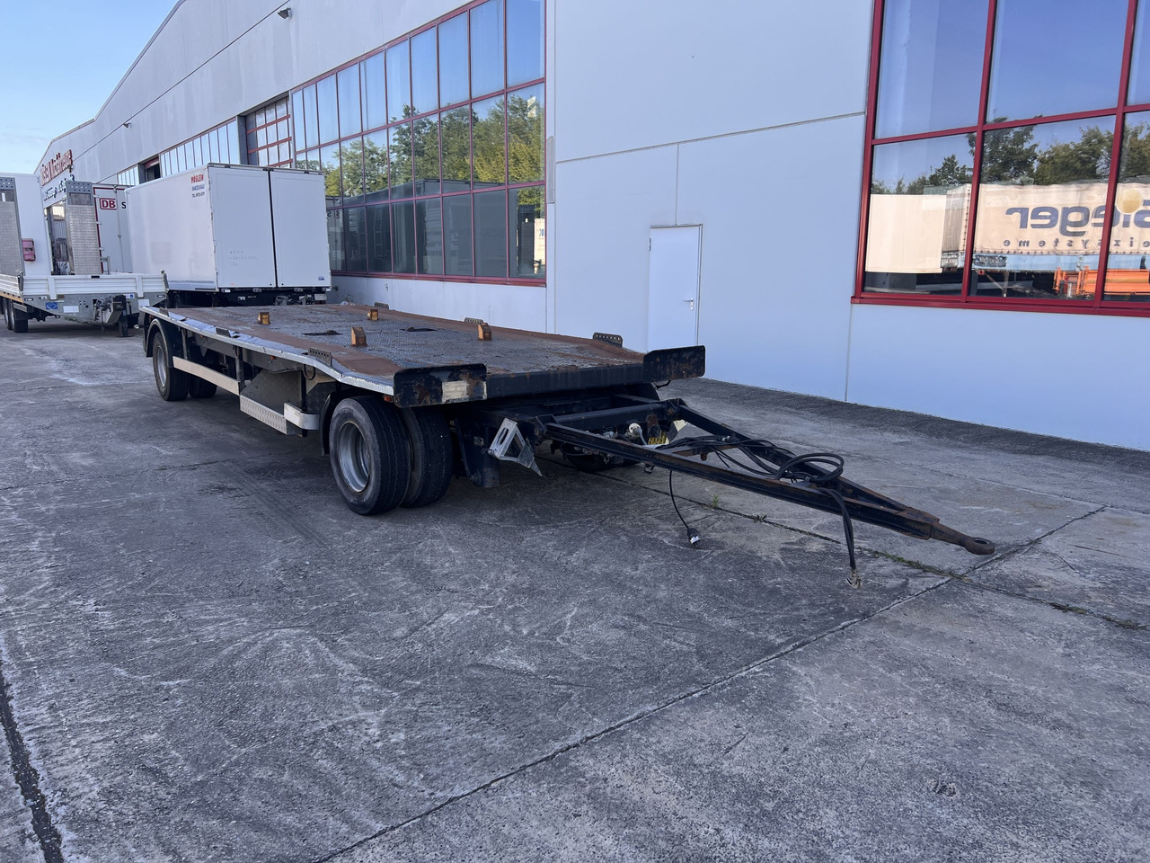 Dinkel DAC 18000 2 Achs Kombi- Anhänger für Abroll- oder Absetzmulden oder Tieflader - Containersläp/ Växelflaksläp: bild 2 Dinkel DAC 18000 2 Achs Kombi- Anhänger für Abroll- oder Absetzmulden oder Tieflader - Containersläp/ Växelflaksläp: bild 2