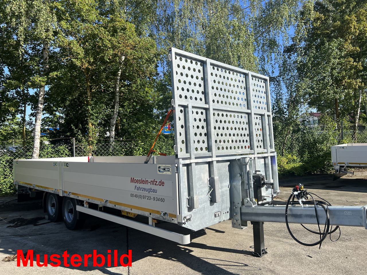 Möslein THT 14,4 G 7,20 L 14,4 t Tandem- Pritschenanhänger- Tieflader - Flaksläp: bild 2 Möslein THT 14,4 G 7,20 L 14,4 t Tandem- Pritschenanhänger- Tieflader - Flaksläp: bild 2