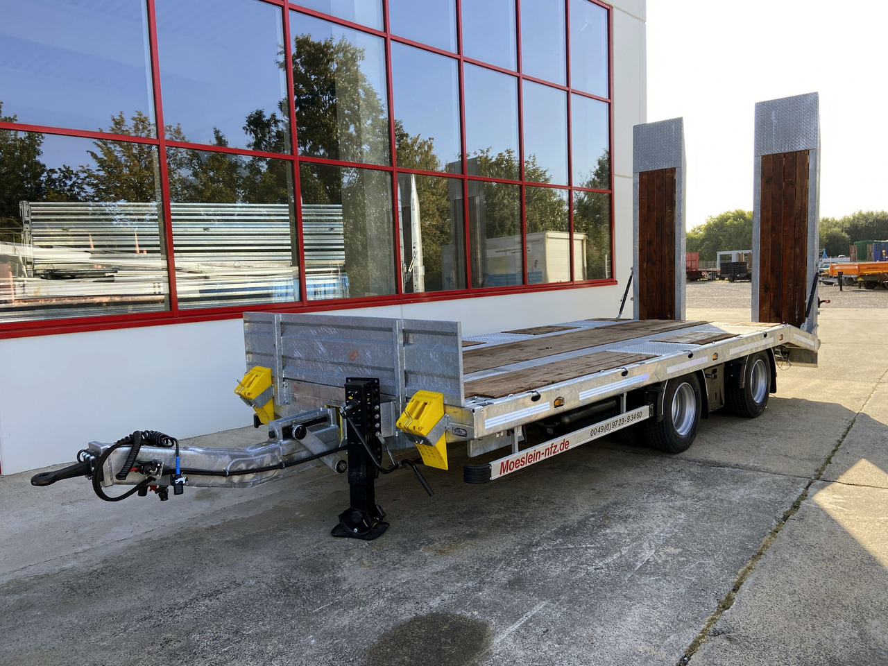 Ny Låg lastare trailer för transportering tunga maskiner Möslein TT 21-6,5 21 t Tandemtieflader, Luftgefedert, NEU: bild 6 Ny Låg lastare trailer för transportering tunga maskiner Möslein TT 21-6,5 21 t Tandemtieflader, Luftgefedert, NEU: bild 6