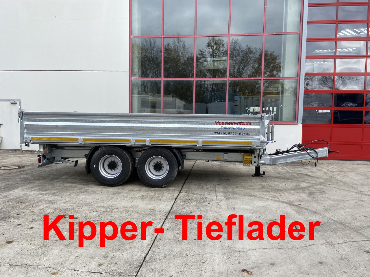 Möslein TTD 14 5,70 m 14 t Tandem- Kipper Tieflader 5,70 m lang, Breite Reifen-- Neufahrzeug -- - Tippsläp: bild 5 Möslein TTD 14 5,70 m 14 t Tandem- Kipper Tieflader 5,70 m lang, Breite Reifen-- Neufahrzeug -- - Tippsläp: bild 5